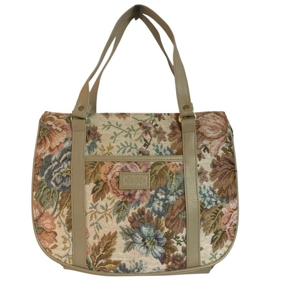 Vintage Floral Tapestry Shoulder Bag TR Bentley Cottagecore